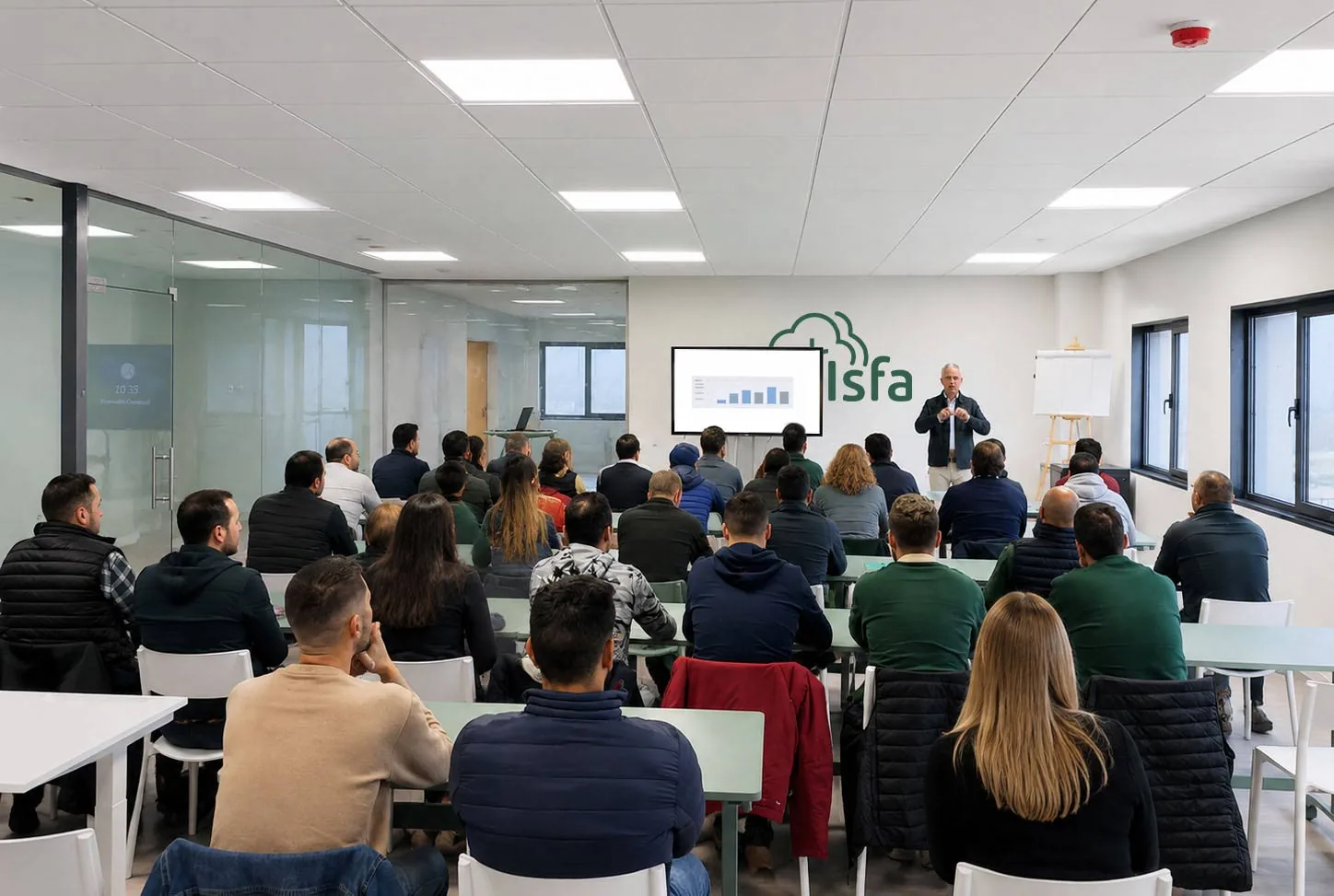 Sesión de trabajo con el equipo de ISFA